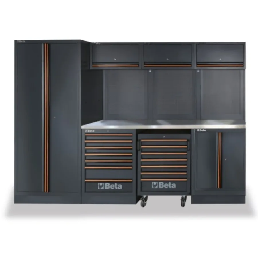 (image for) Beta C45PROX+MA Garage Tool Storage Cabinet System, Stainless St