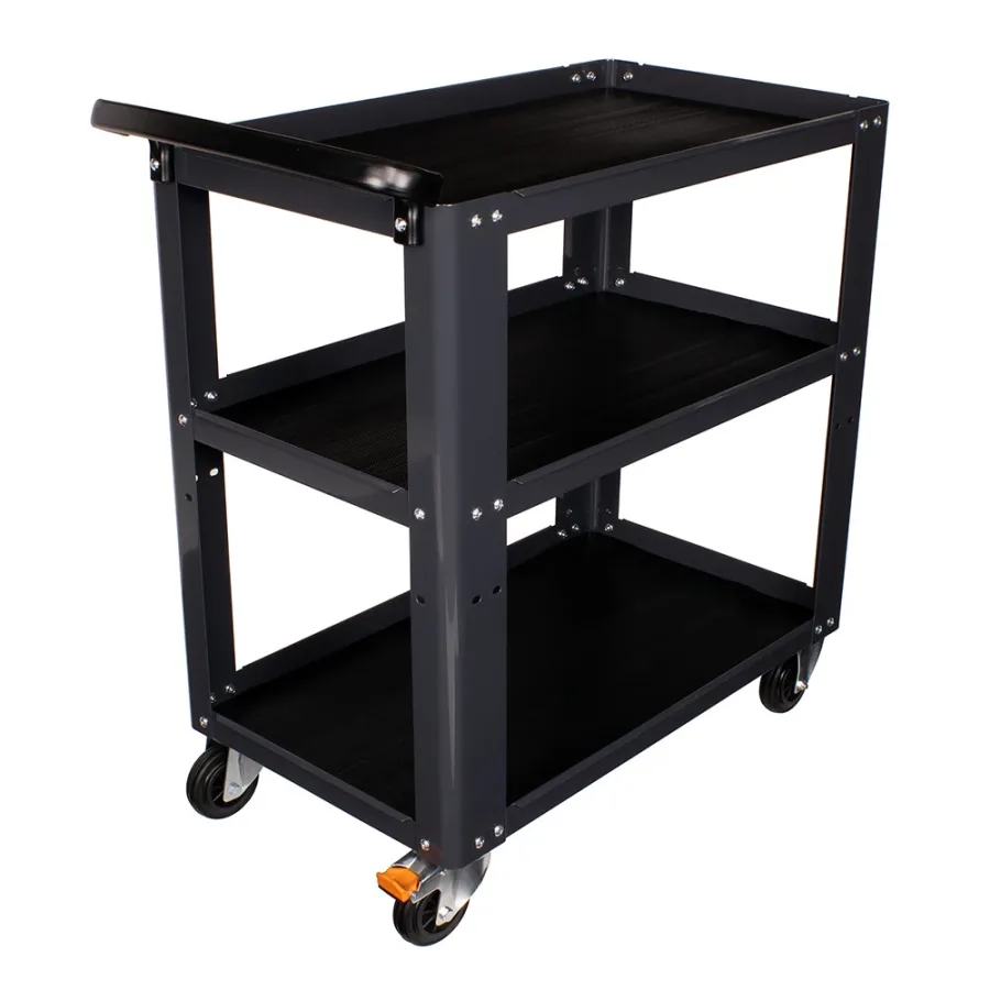 Beta C51 Easy Trolley 3-Shelf Shop Cart, Grey