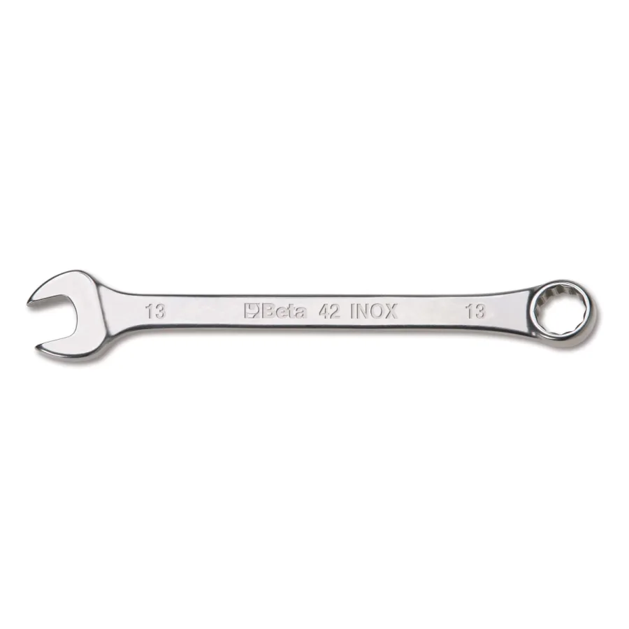 (image for) Beta 42INOX Stainless Steel Combination Wrench, Metric 38 mm
