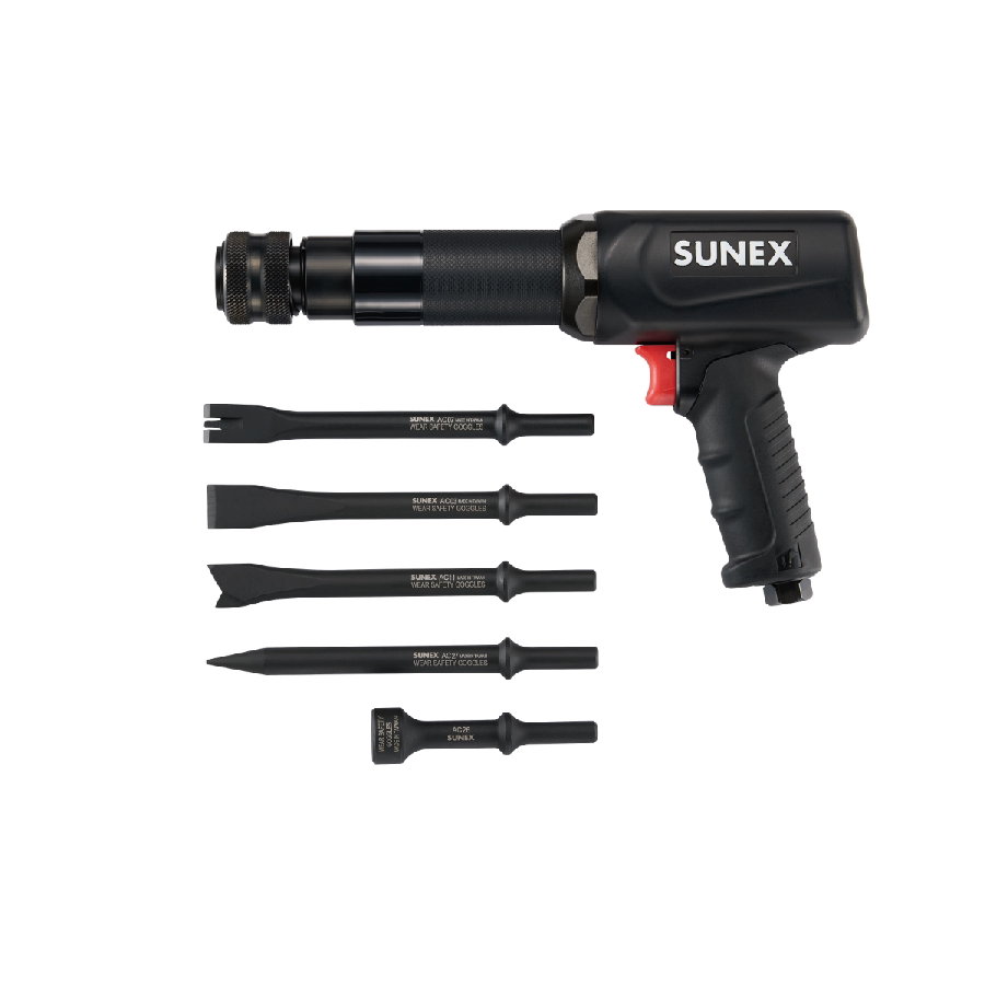 SUNEX Long Barrel Air Hammer Kit