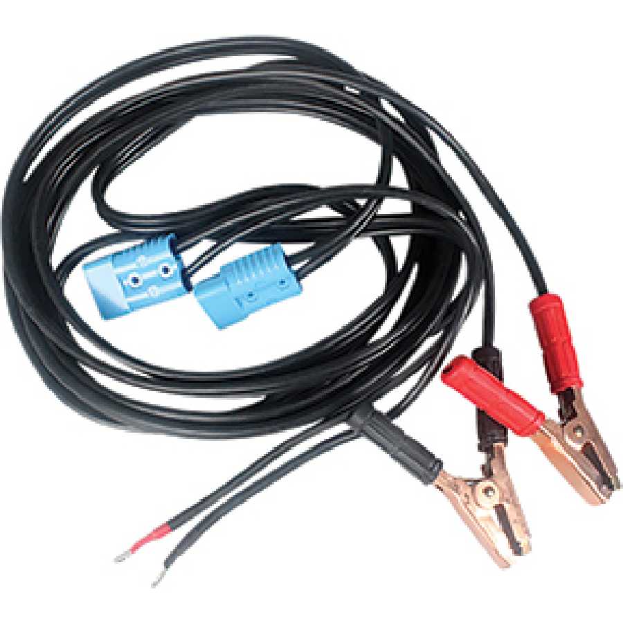 25 ft., 4 Ga., 600 Amp Plug-In Booster Cables...