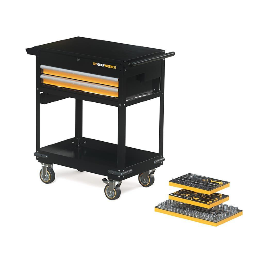 Gearwrench Mechanics Tool Set in Modular Foam Trays With Storage