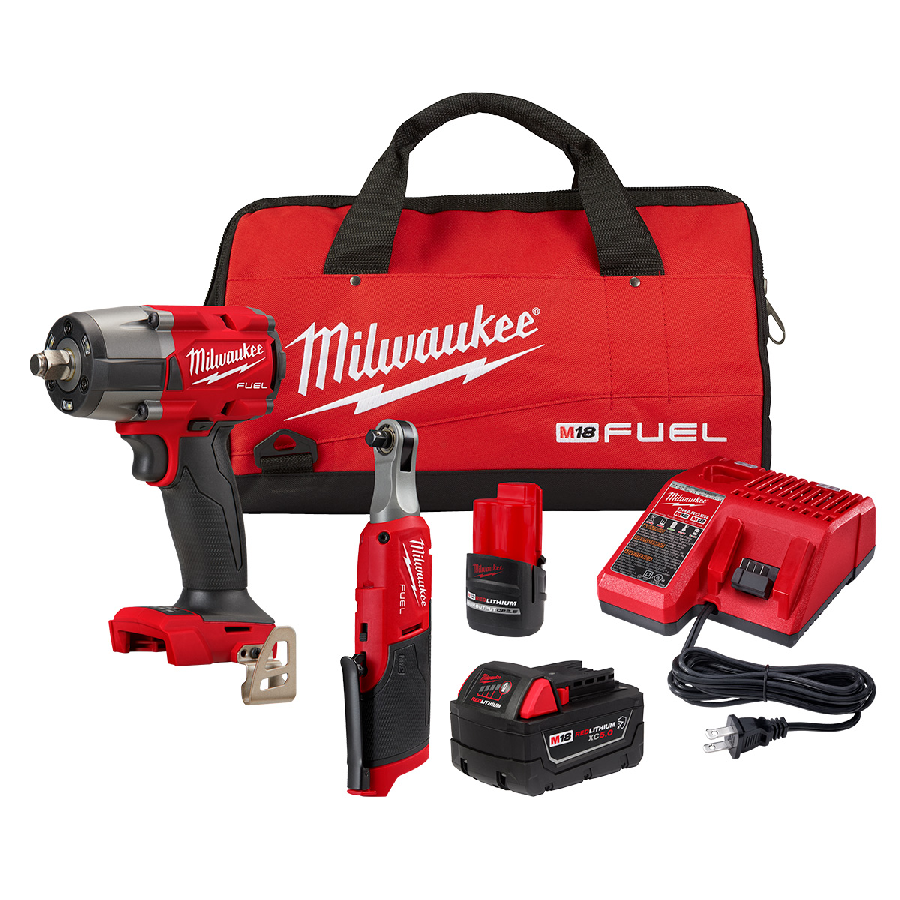 Milwaukee Tool M18 FUEL and M12 FUEL 2-Tool Combo ...