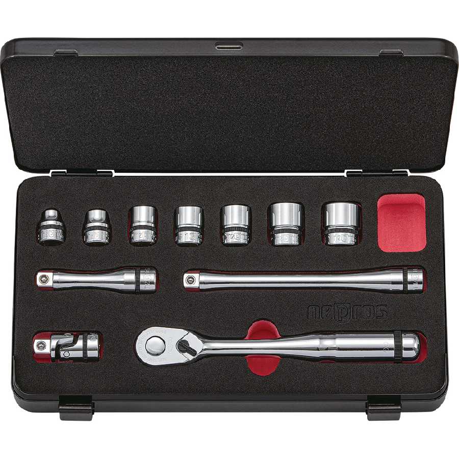 Socket Set 3/8" Drive Case 11 pc