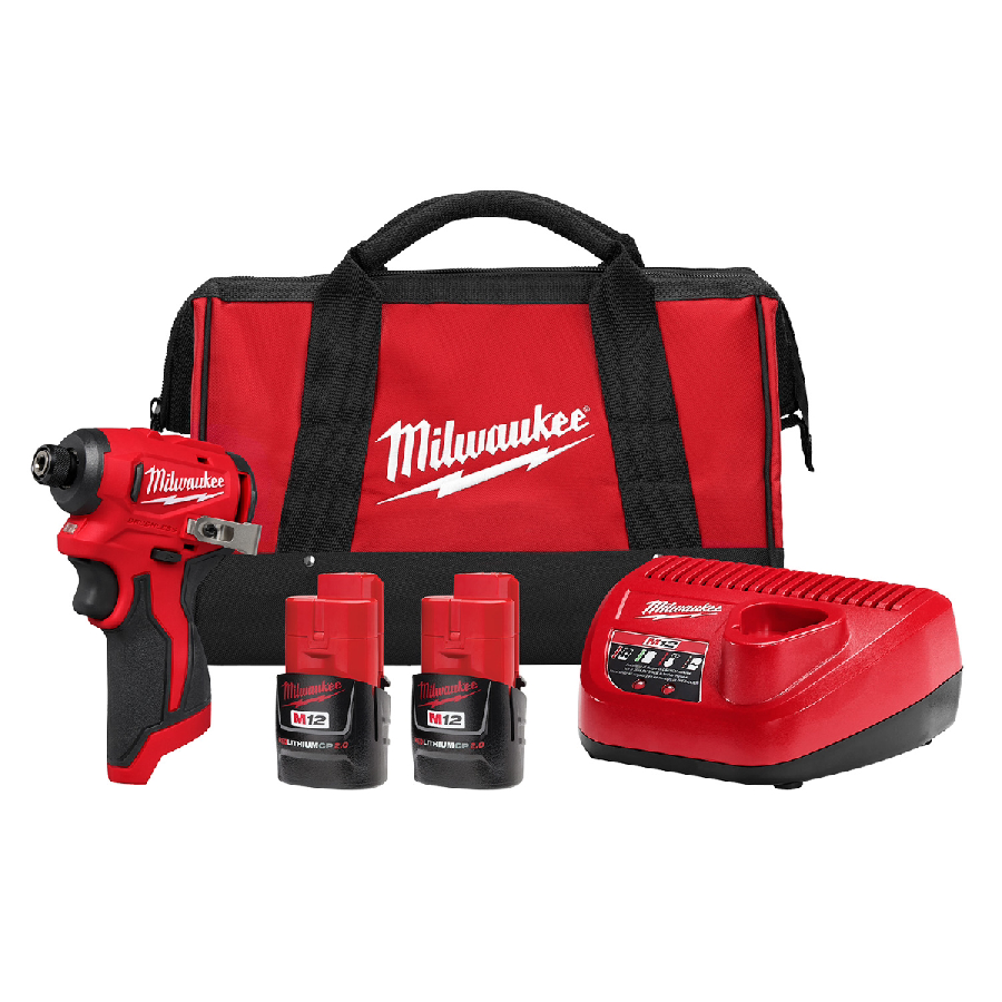 Milwaukee Tool M12 Subcompact Brushless 1/4 inch Hex Impact Driv