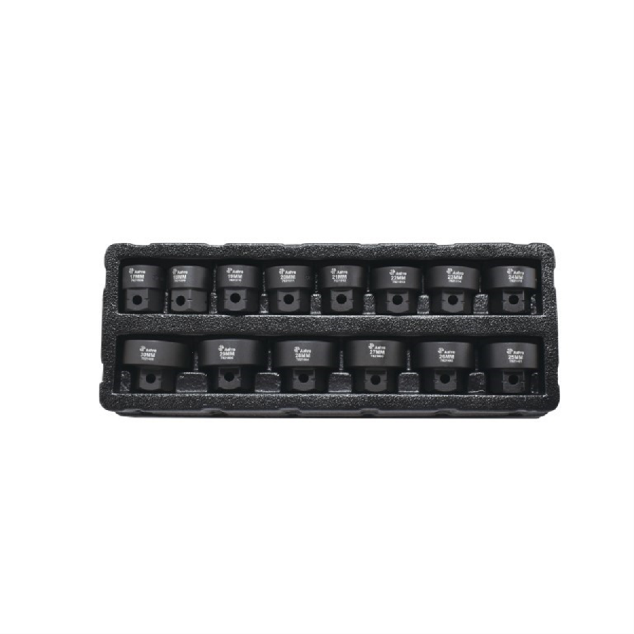 Astro Pneumatic 14 Piece 1/2 Inch Drive 17-30mm Low Profile Nano