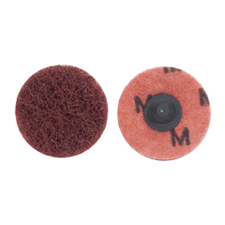 Norton Merit 64065 Non-Woven Quick Change Buffing Disc, 3 in Dia