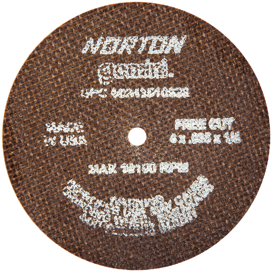 Norton Gemini 10630 Free Cut Cut-Off Wheel, 4 in Dia, 0.035 in T