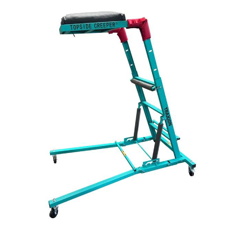 Traxion 3-106 Quality Economy Topside Creeper - Aq...