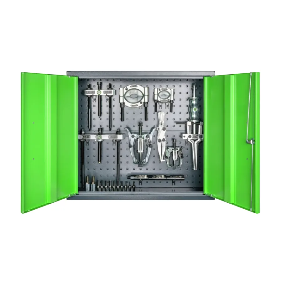 Tool cabinet with puller set 30-piece