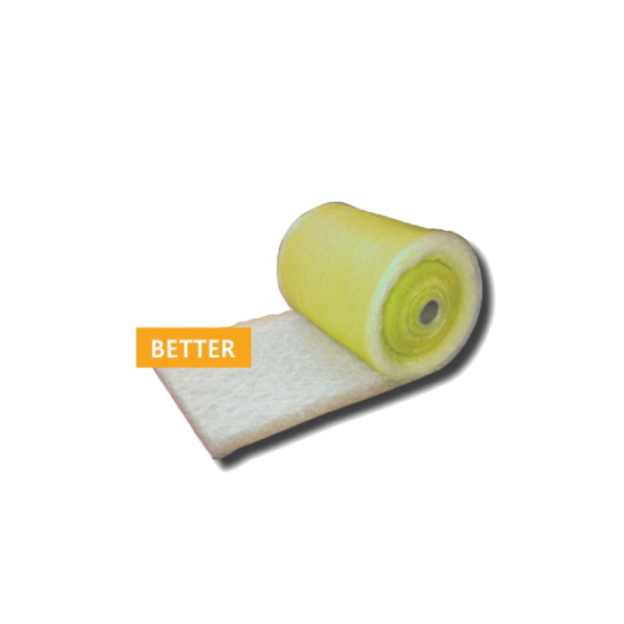 Viledon Filters 400-148 400 Paint Arrestor Roll, 48 in W x 2-1/2