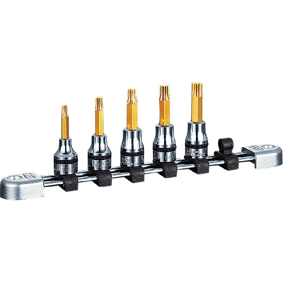 Socket Set 3/8" Drive Torx T-Type 5 pc