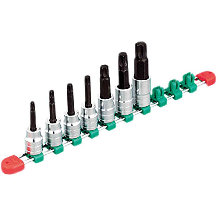 1/2"sq. T-Type Torx Bit SOCKET SET (7pcs.)