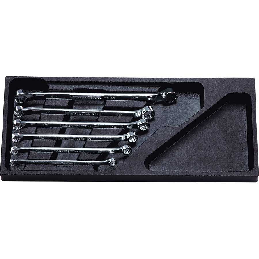 Wrench Set Offset (15?)Box End 6 pc
