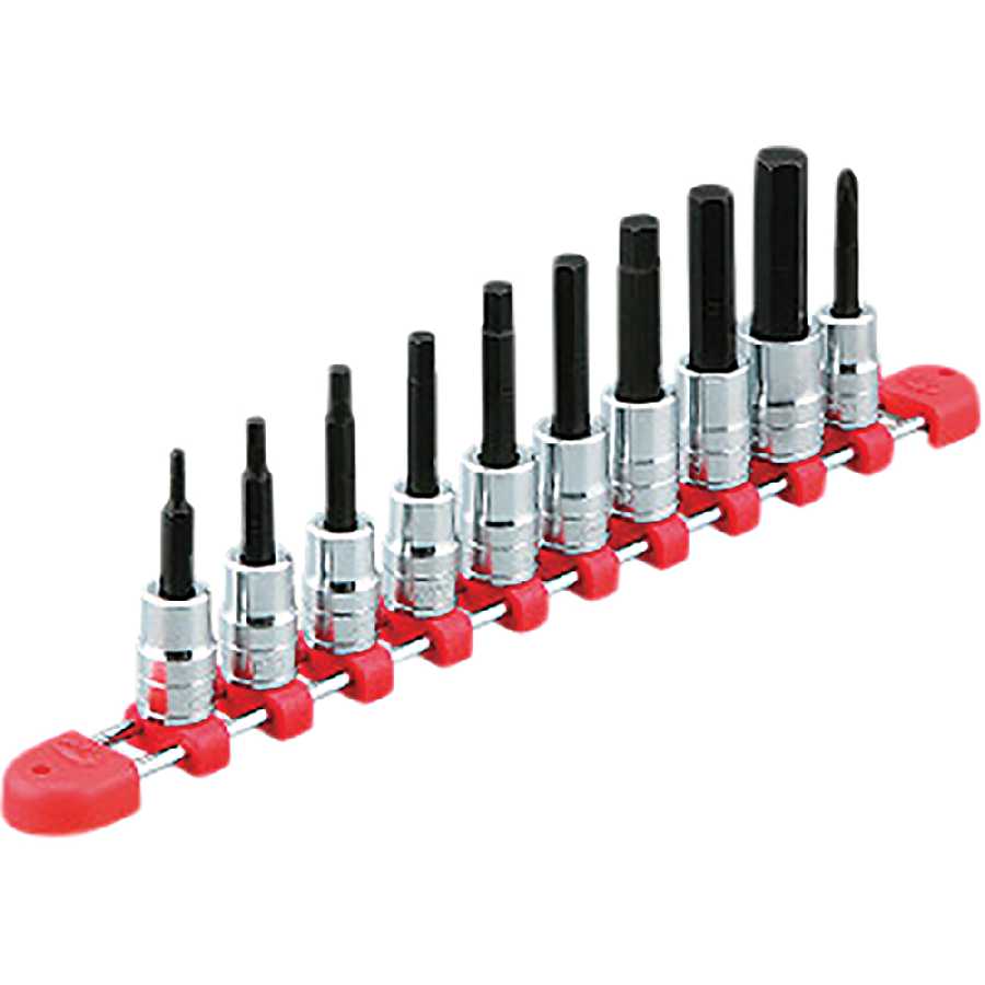 3/8"sq. Hex bit Socket Set (10pcs.)