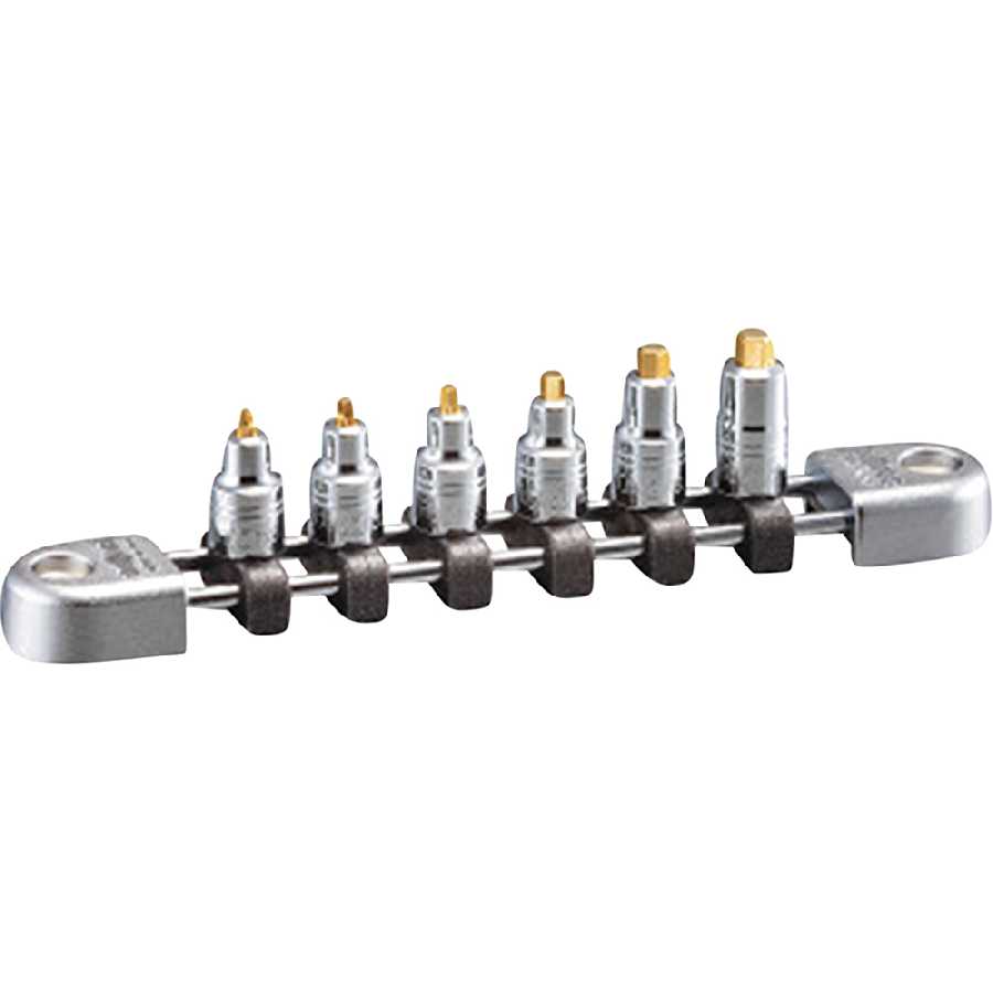 Socket Set 1/4" Drive 6 pc Hex Key Stubby 6 pc
