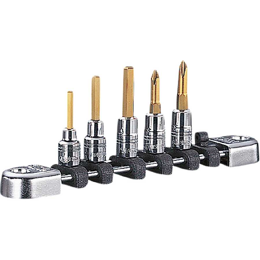 Socket Set 1/4" Drive 5 pc Hex key 5 pc