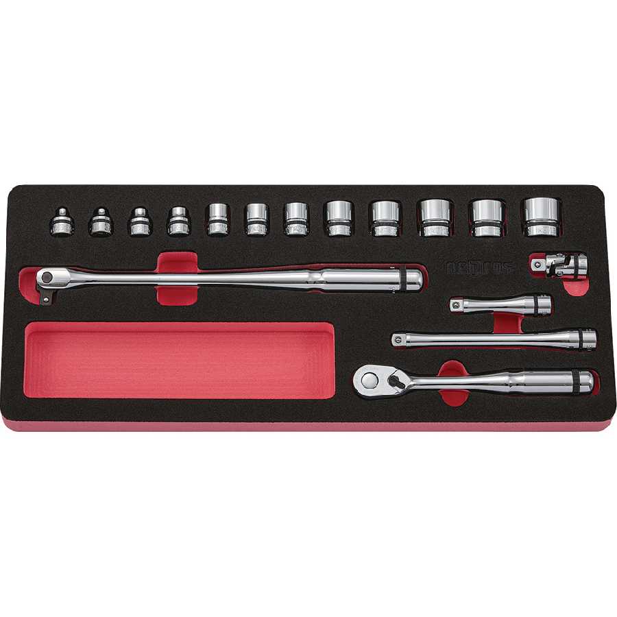 Socket Set 3/8" Drive 17 pc