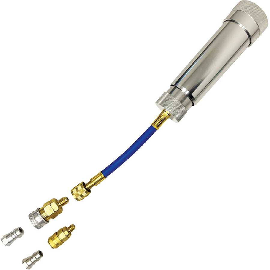 Refillable 2oz (60ml) Oil-UV Dye Injector R-134a/R...