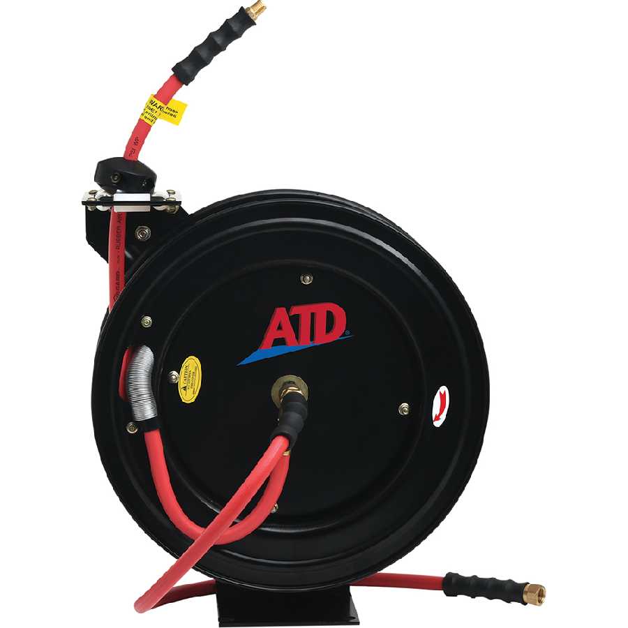 1/2" x 50' Retractable Air Hose Reel