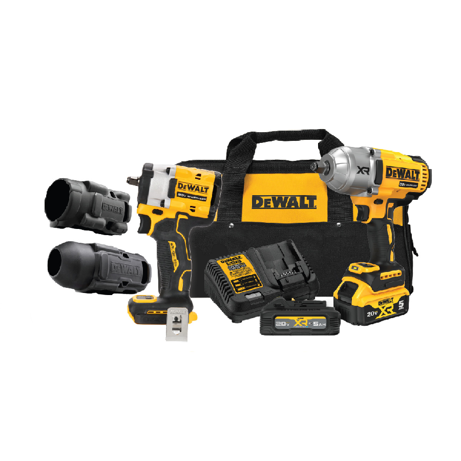 DeWalt 1/2 and 3/8 Inch Impact Wrench Custom Auto Kit