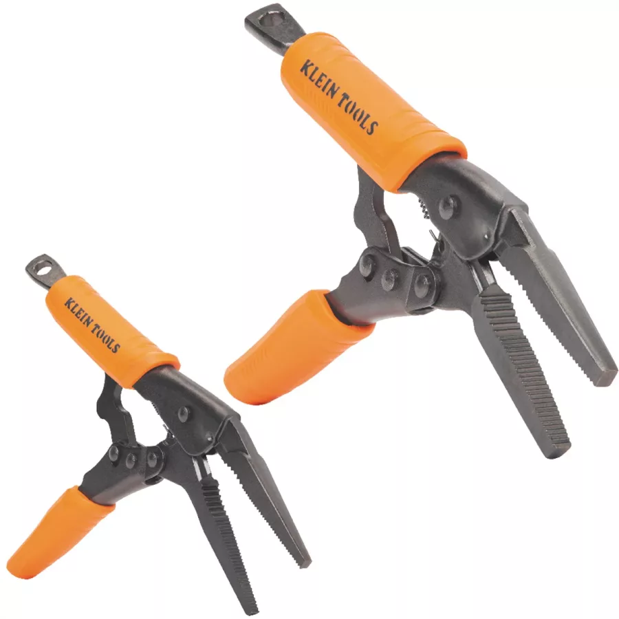 Long Nose Locking Pliers Set, 6- and 9-Inch, 2-Piece