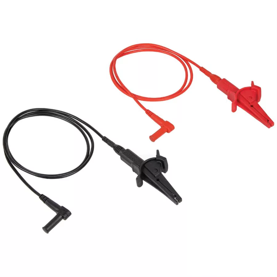 Heavy-Duty Alligator Clip Test Leads, 10-Foot