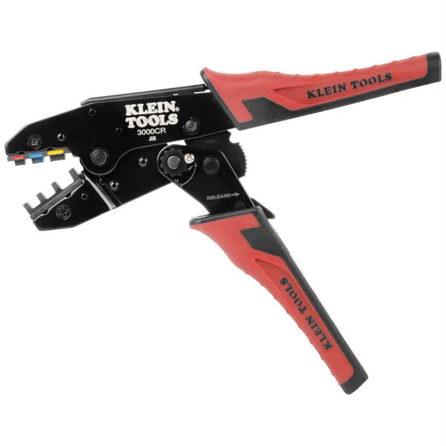 Ratcheting Heat Shrink Terminal Crimper, 10 to 22 AWG Wire (image for) Ratcheting Heat Shrink Terminal Crimper, 10 to 22 AWG Wire