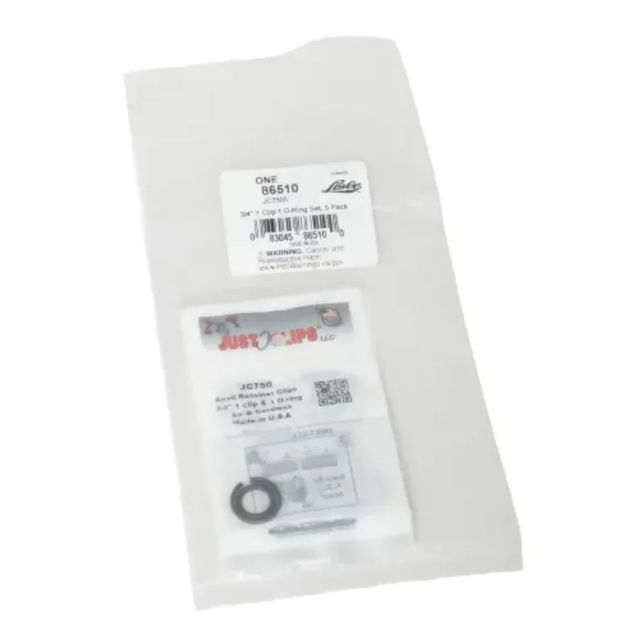 (image for) JC7505 3/4-inch 1 Clip & 1 O-Ring Set 5 Pack