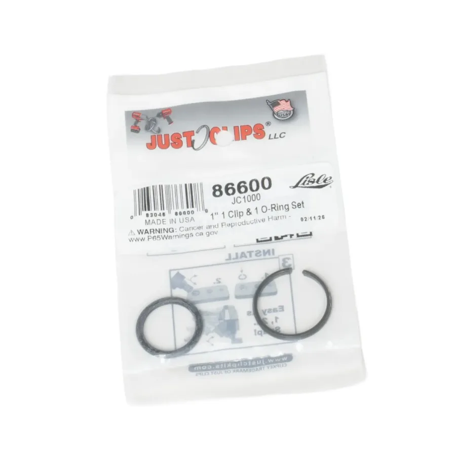 (image for) JC1000 1-inch 1 Clip & 1 O-Ring Set