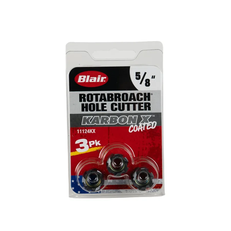 Karbon X Rotabroach 5/8" Hole Cutter 3-Pack