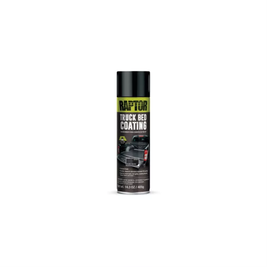 RAPTOR 4879 1K Truck Bed Coating, 14.3 oz Aerosol Can, Black