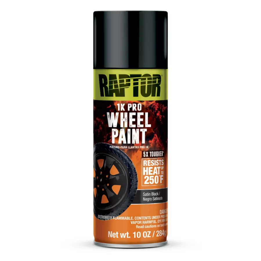 RAPTOR 1K Wheel Paint Satin Black 10oz