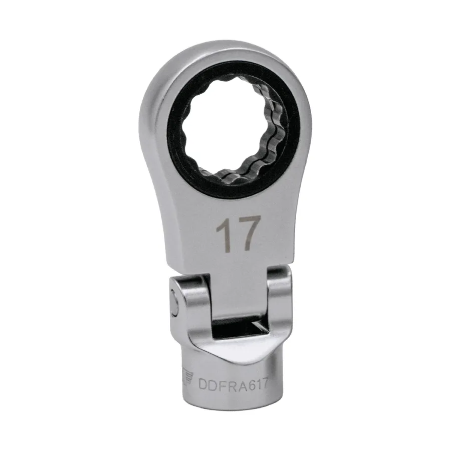 (image for) 17 MM DUAL DRIVE FLEX RATCHETING ATTACHMENT - 3/8'' SQ. DR.
