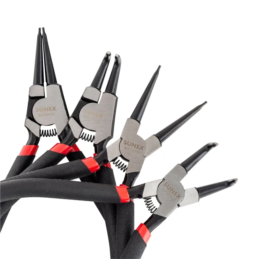 (image for) 4 PC Snap Ring Pliers Set