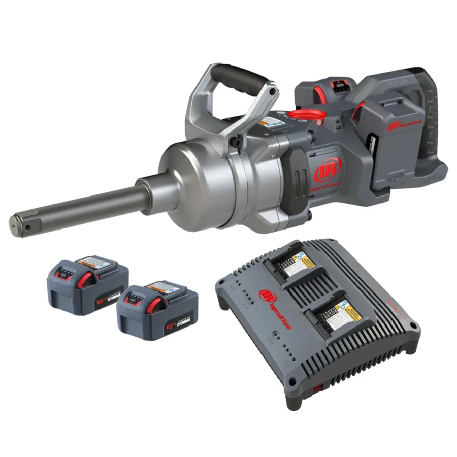 1" 20V Cordless Forward Torque Limited Impact Wrench 4 Batte