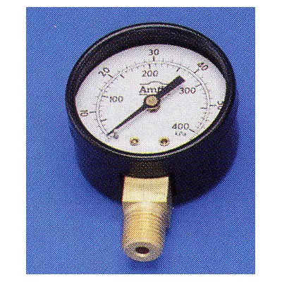 Bottom Mount Pressure Gauge 2 In 0 - 160 PSI - 1/4 In NPT - Disp