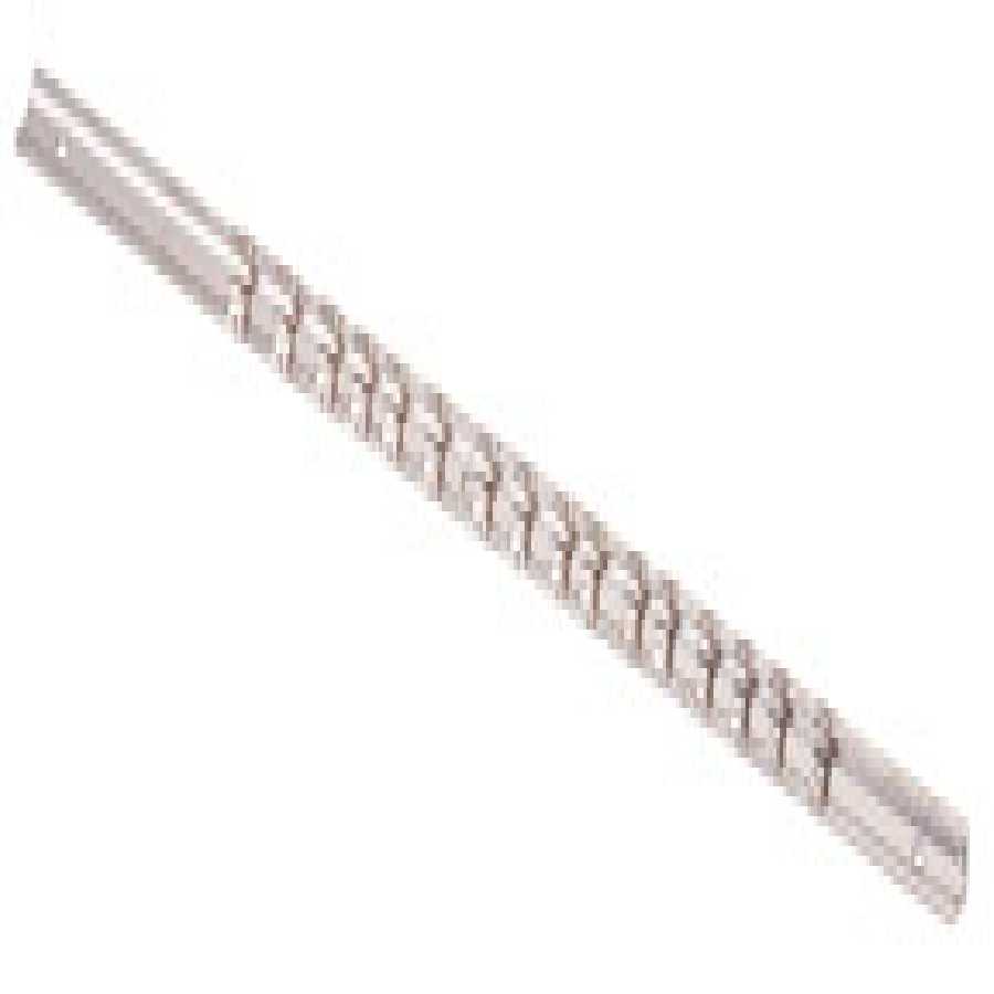 1/4 In Socket Rail w/ Sixteen Clips - 17 In L