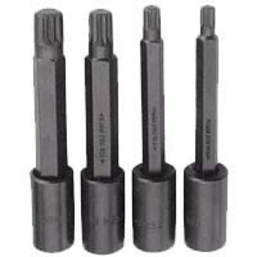 Stubby XZN Triple Square Drivers Set 4mm12mm 6Pc VIM Tools (Durston
