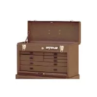 Tool Room Series 7-Drawer Machinist`s Chest - Brown
