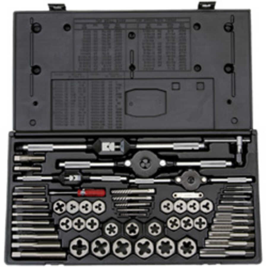 Tap and Die Set, Metric, 58 Piece
