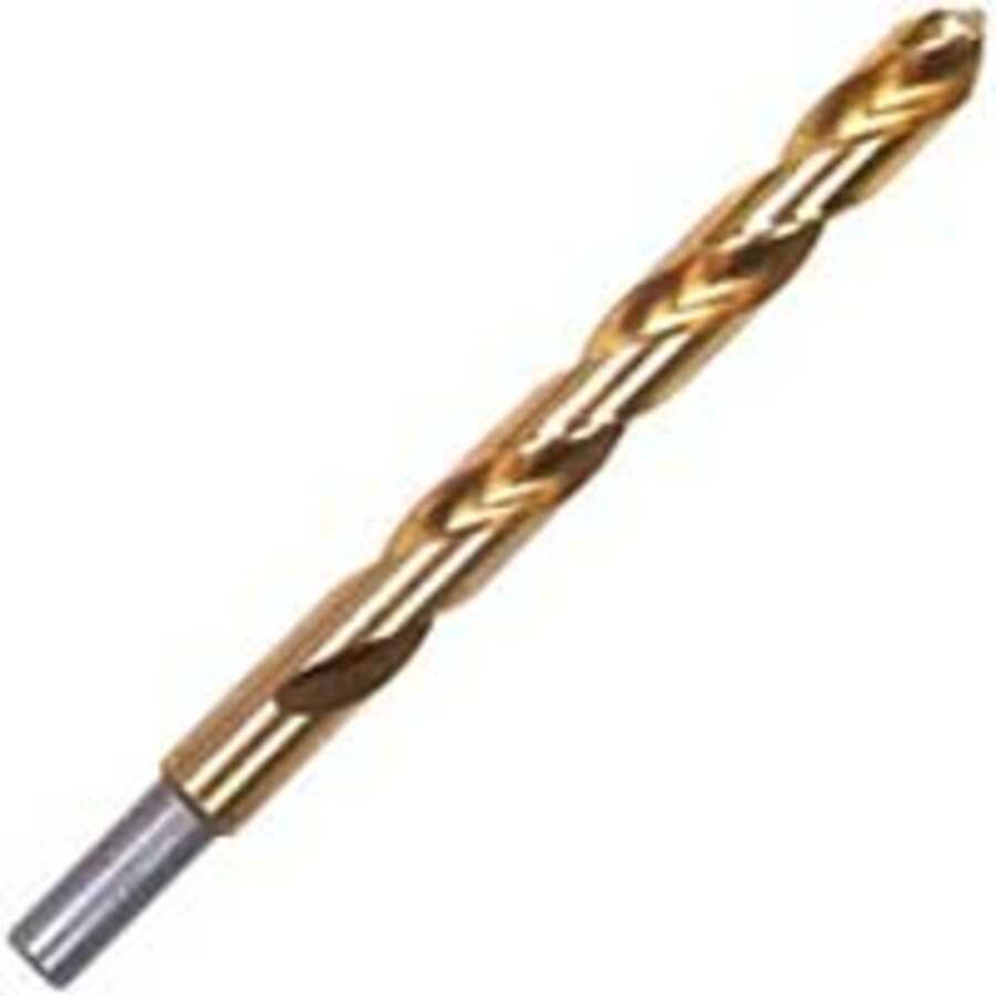Titanium Drill Bit 3/8 In Shank, 1/2 In Diameter