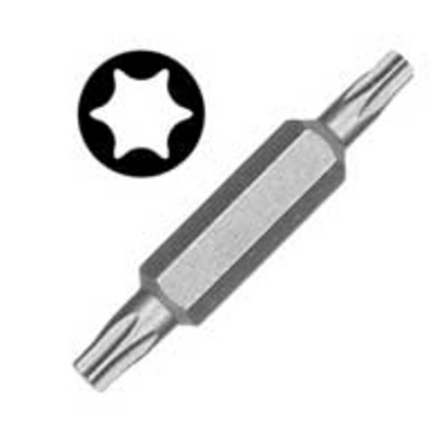 Torx Double End Screwdriving Bit, TX25 & TX30