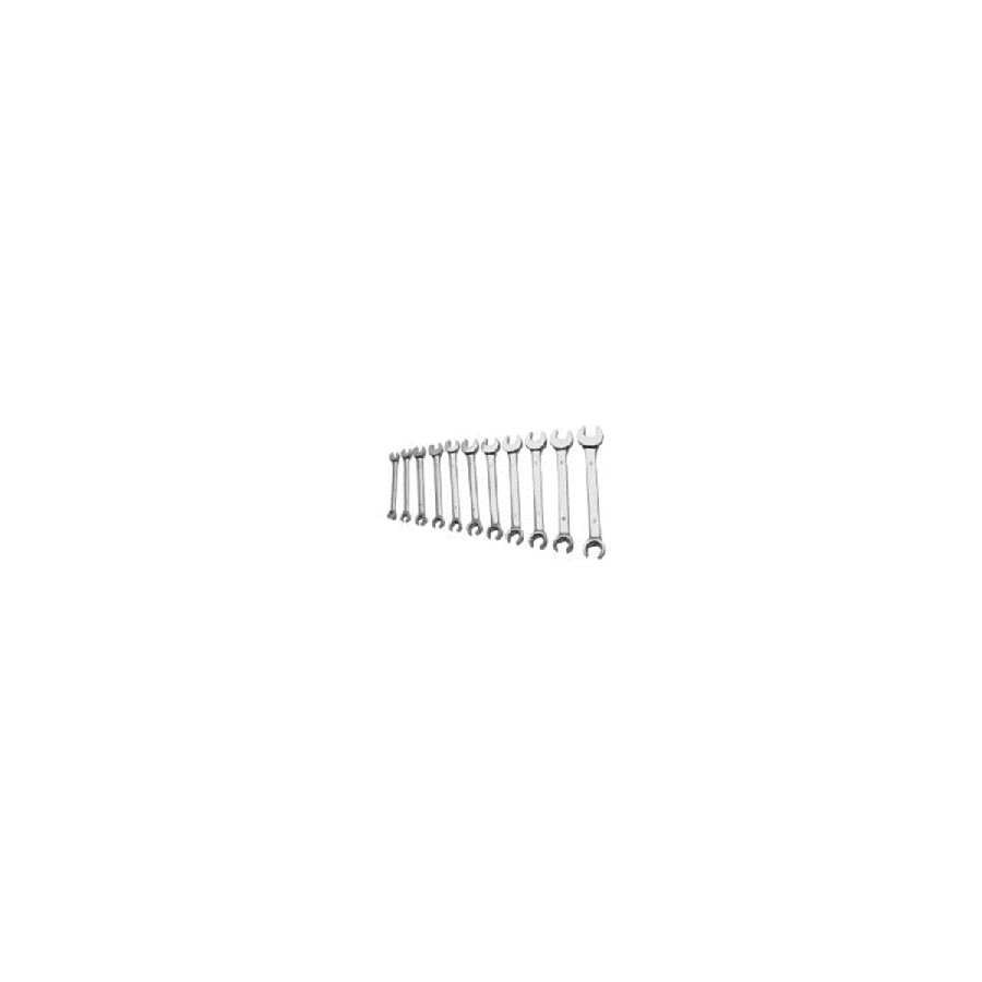 Wrench Set - Open End Flare Nut Combo - 11 Pc - Metric
