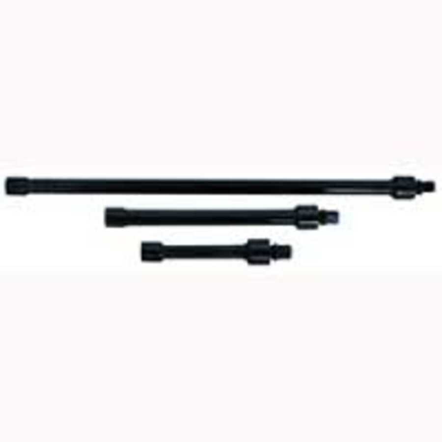 Universal Impact Extension Bar Set - 3 Pc - 1/2 In Drive