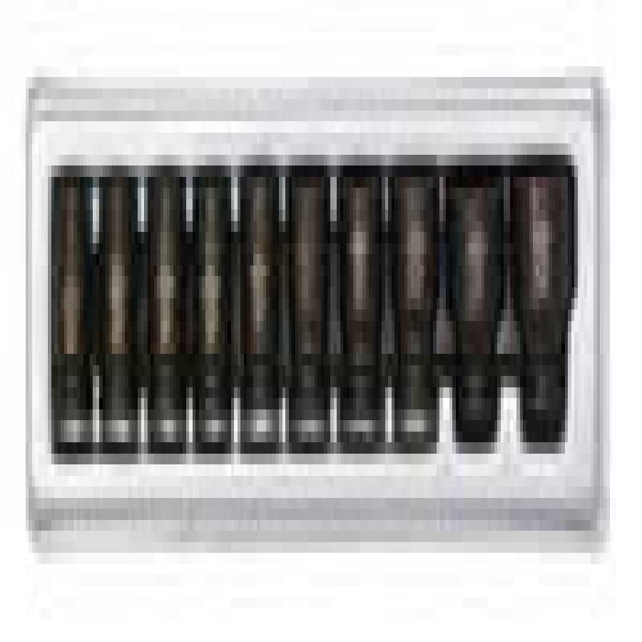 1/4 In Dr 6-Pt Std SAE Impact Socket Set - 10-Pc