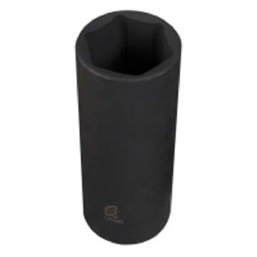 3/8 In Dr Impact Socket, 6 Pt, Deep, 16mm