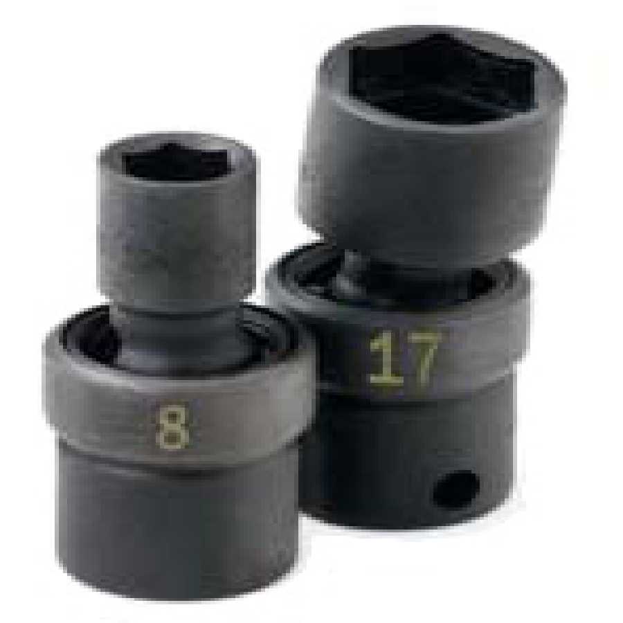 1/4 In Drive 6 Pt Swivel Fractional Impact Socket - 7/16 In