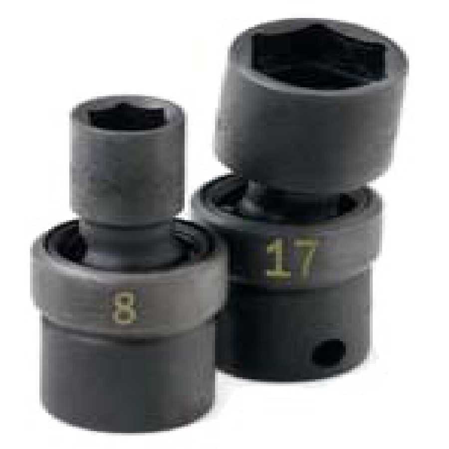 1/4 In Drive 6 Pt Swivel Metric Impact Socket - 12mm