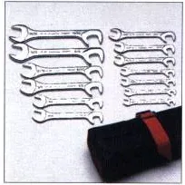 (image for) FACOM Fractional Midget Open End Angle Wrench Set - 13 Piece